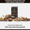 Asthijeewa Ayurvedic Massage Ball for Quick & Long Lasting Relief from Arthritis, Joint, Bone & Muscle Pain (Pack of 1)